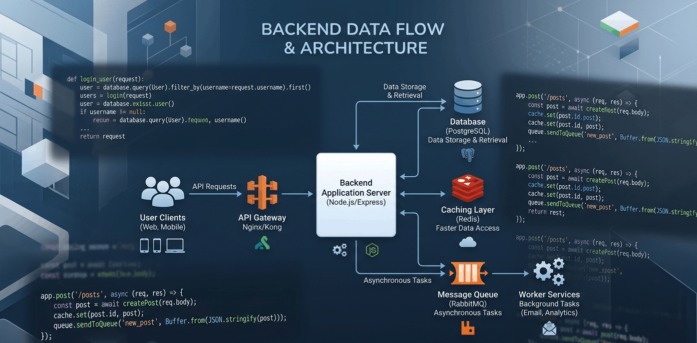 backend data flow