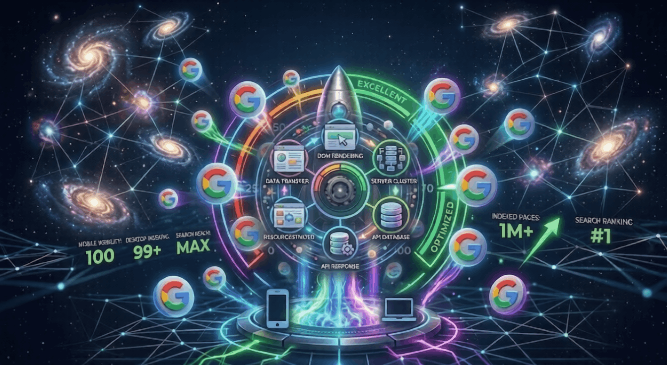 SEO optimized Next.js development for higher Google rankings