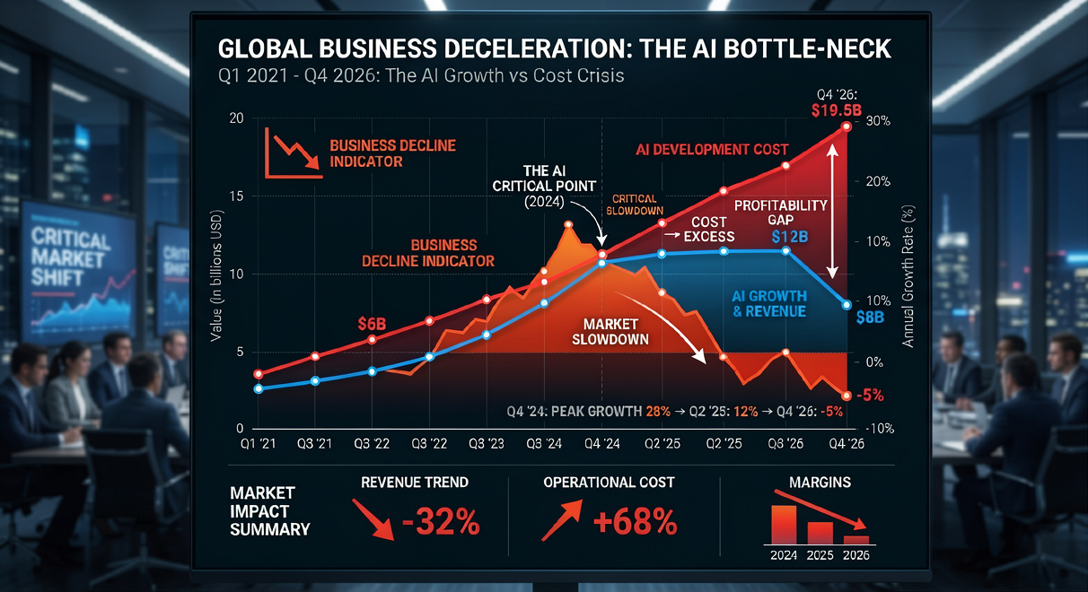 impact of global conflict on AI industry growth slowdown