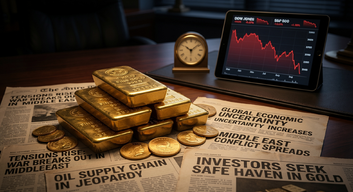 Gold prices increasing as investors remain uncertain about the Middle East conflict