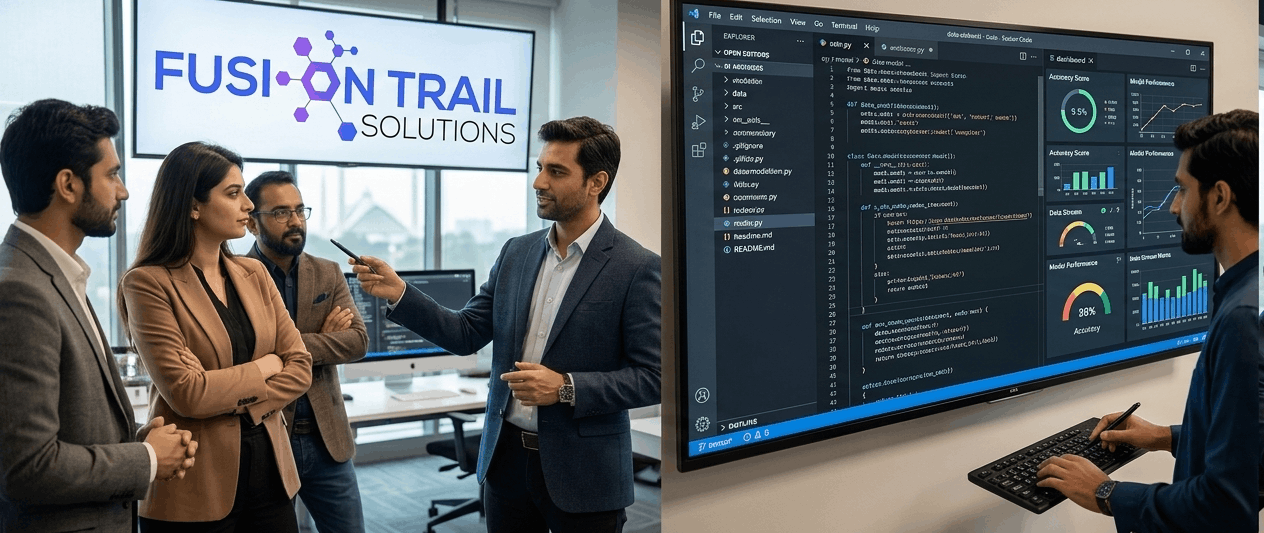 Expert developers working on AI SaaS solutions in Pakistan