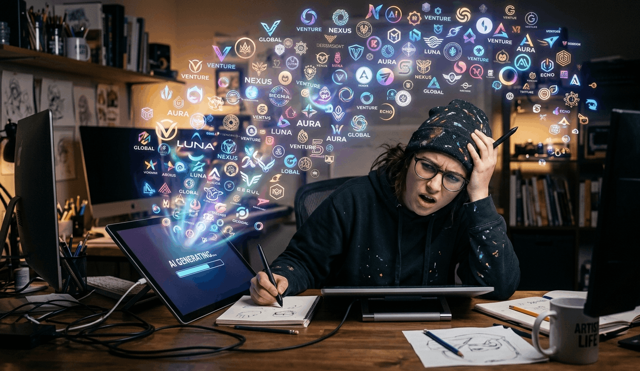 Impact of AI on graphic design industry.
