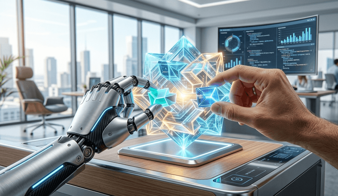 Human-in-the-loop framework showing collaboration between human and AI for data verification.
