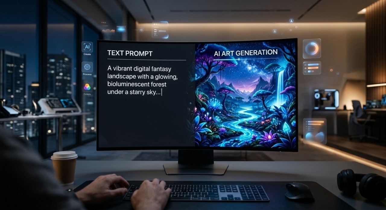 AI Image Generation, Digital Art, Text to Image, AI Tools, Graphic Design
