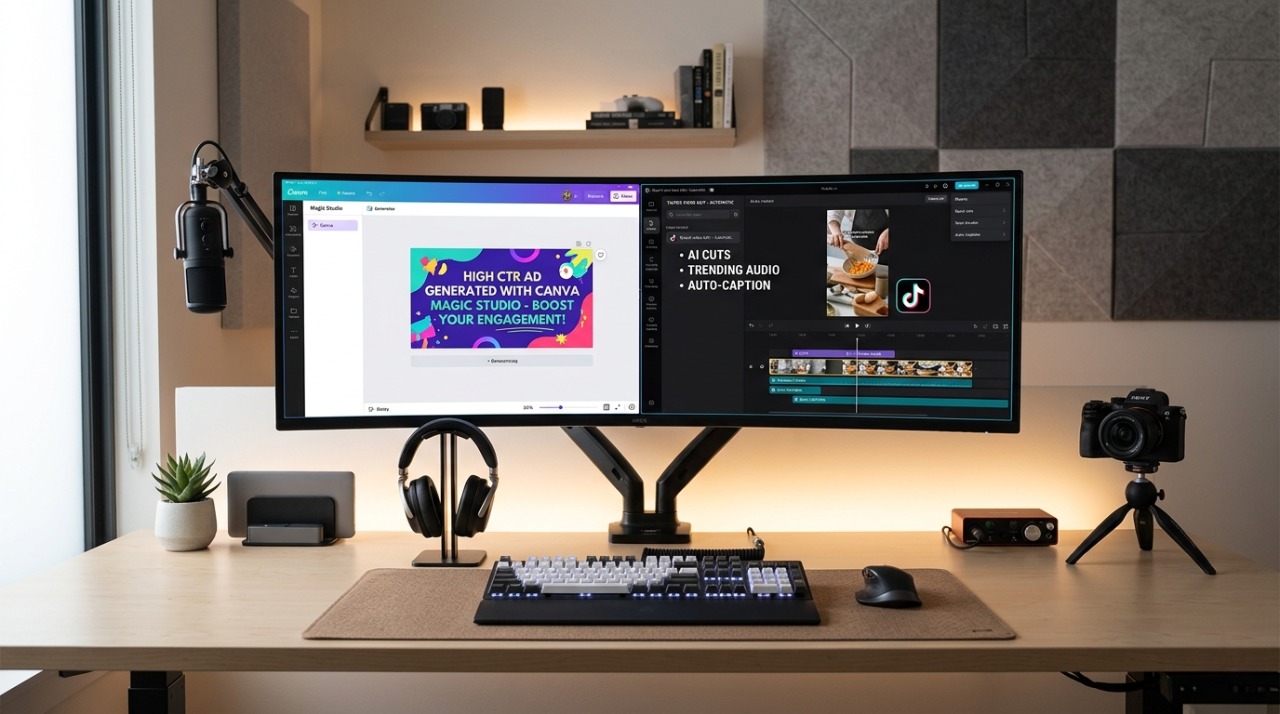 Free AI tools for Pakistan business graphic design and video editing