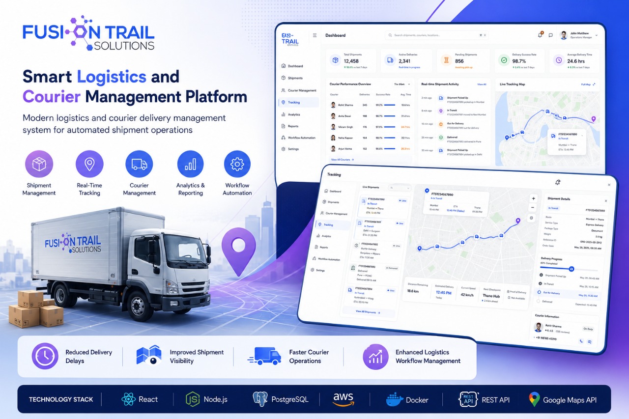 Smart Logistics and Courier Management Platform image 4