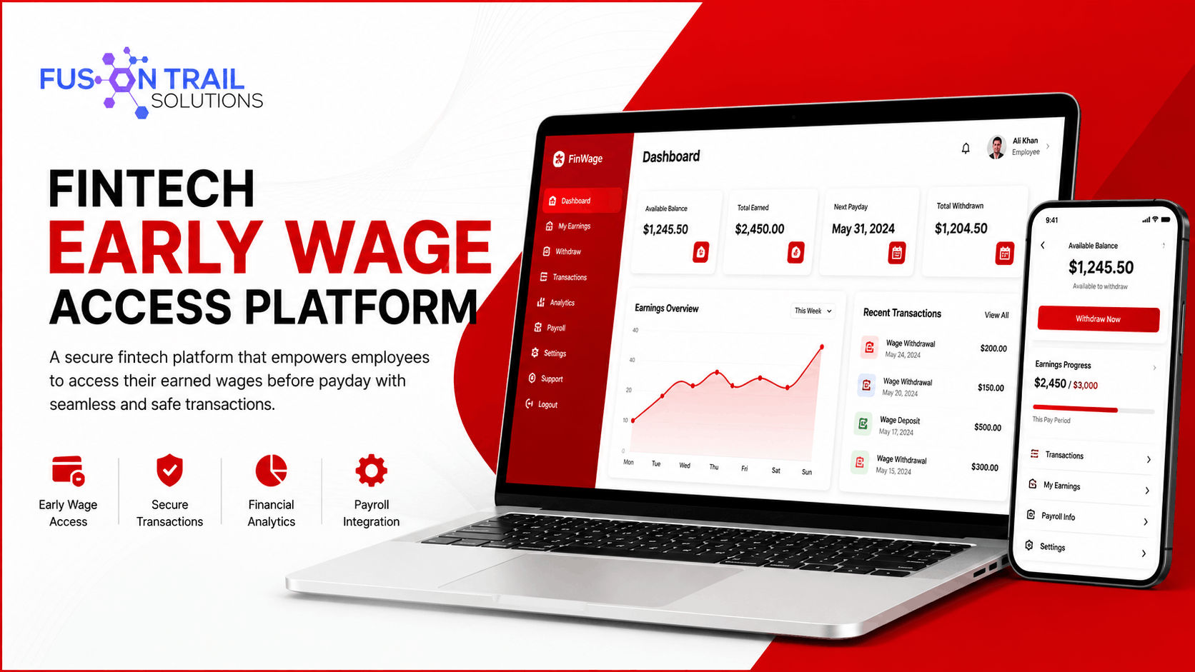 FinTech Early Wage Access Platform